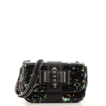 Christian Louboutin Sweet Charity Crossbody Bag Iridescent Patent Mini