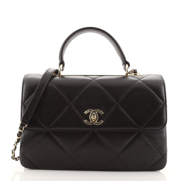 Chanel Trendy CC Top Handle Bag Quilted Lambskin Medium