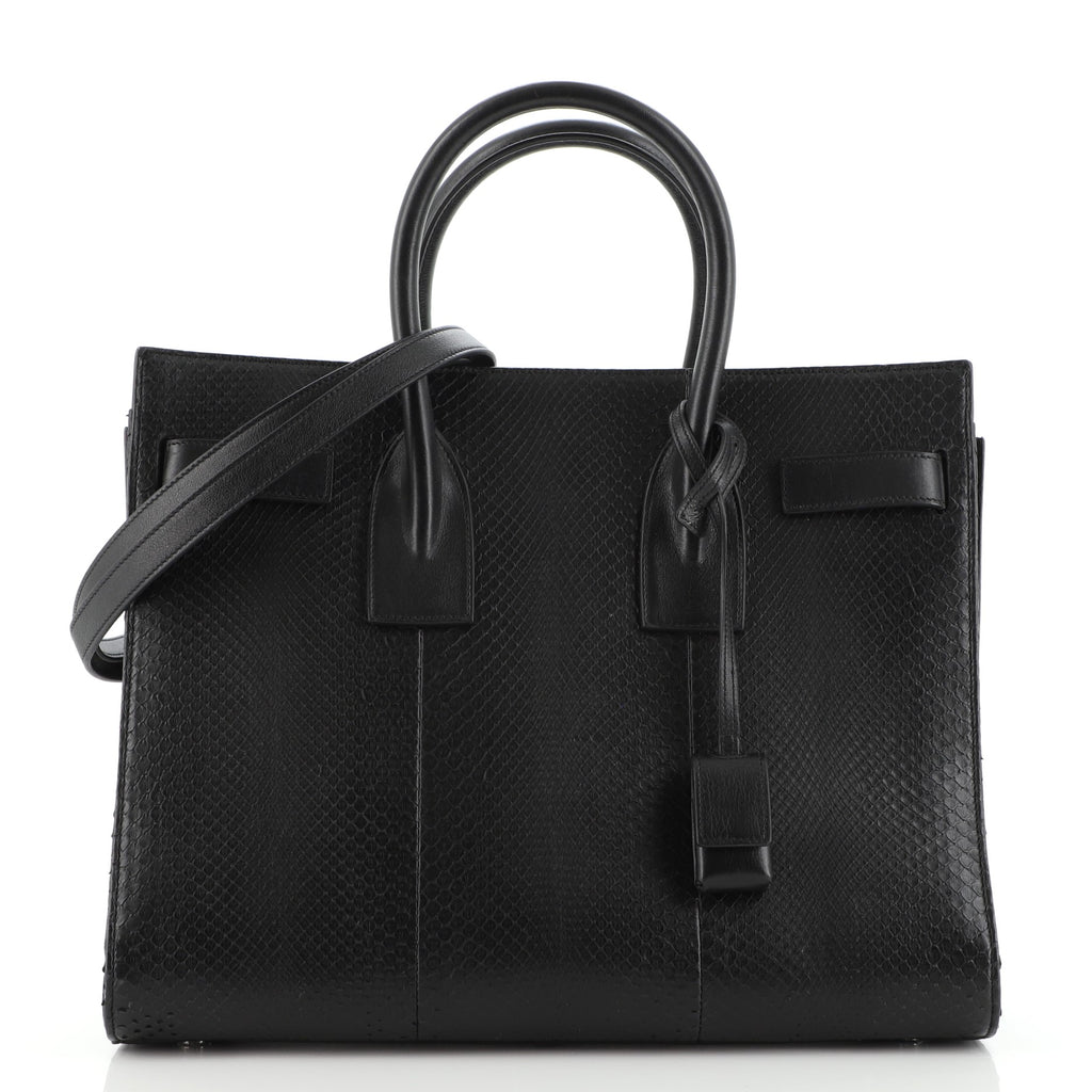 Saint Laurent Sac de Jour Bag Python Small 118756