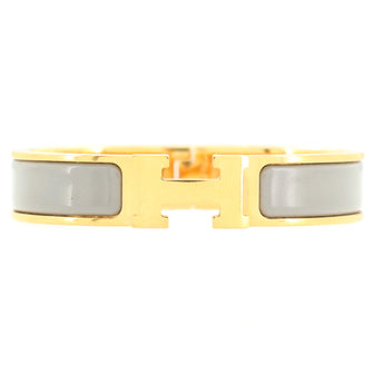 Hermes Clic H Bracelet Enamel Narrow
