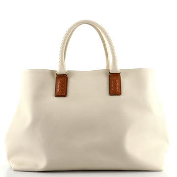 Bottega Veneta Marco Polo Tote Rubberized Canvas Large