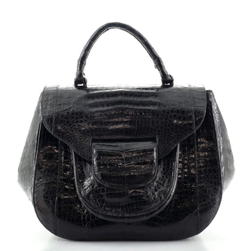 Nancy Gonzalez Flap Pocket Bag Crocodile Medium