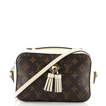 Louis Vuitton Saintonge Handbag Monogram Canvas with Leather