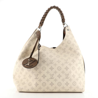 Louis Vuitton Mahina Carmel Hobo - Neutrals Hobos, Handbags - LOU686584