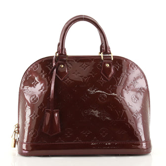 Louis Vuitton Alma Handbag Monogram Vernis PM