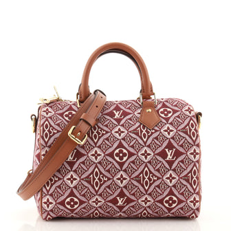 Louis Vuitton Speedy Bandouliere Bag Limited Edition Since 1854 Monogram Jacquard 25