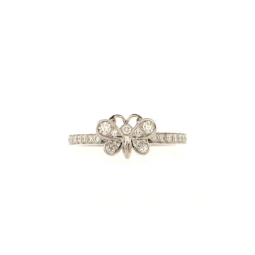 Tiffany & Co. Enchant Butterfly Ring Platinum with Diamonds