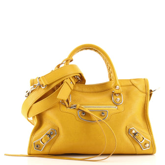 Balenciaga City Classic Metallic Edge Bag Leather Small