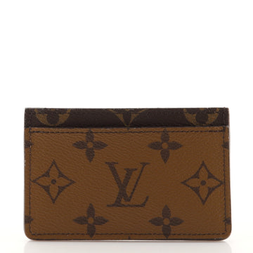 Louis Vuitton Card Holder Reverse Monogram Canvas