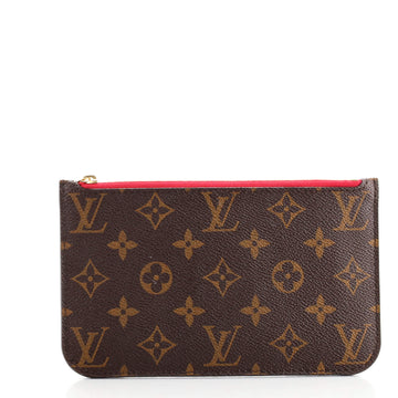 Louis Vuitton Neverfull Pochette Monogram Canvas Small