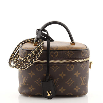 Louis Vuitton Vanity Handbag Reverse Monogram Canvas PM