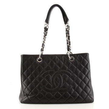 Chanel Grand Shopping Tote Quilted Caviar