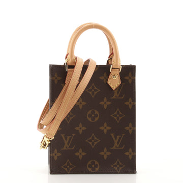 Louis Vuitton Petit Sac Plat Bag Monogram Canvas