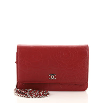 Chanel Wallet on Chain Camellia Lambskin