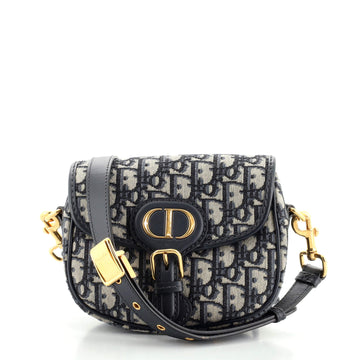 Christian Dior Bobby Flap Bag Oblique Canvas Small