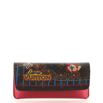 Louis Vuitton Woody Glasses Case Limited Edition Vivienne Xmas Monogram Canvas