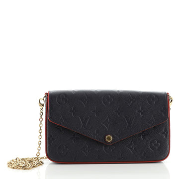 Louis Vuitton Felicie Pochette Monogram Empreinte Leather