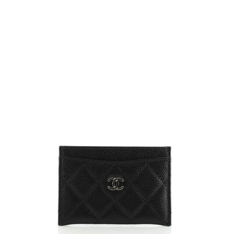 Chanel Classic Card Holder Quilted Caviar