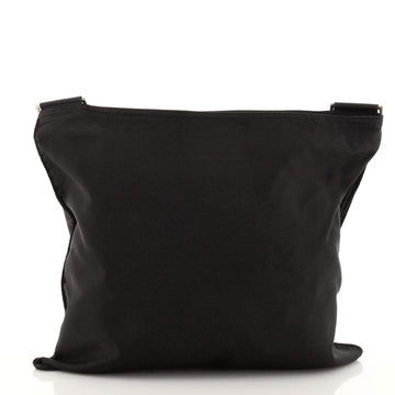 Prada Zip Top Messenger Bag Tessuto Large