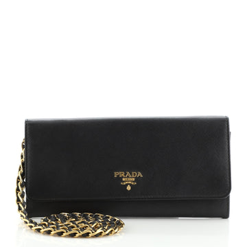 Prada Wallet on Chain Saffiano Leather
