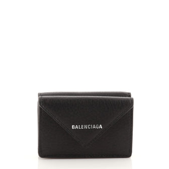 Balenciaga Papier Flap Wallet Leather Mini