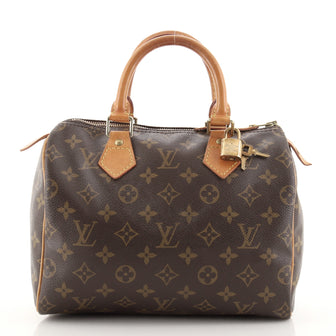 Louis Vuitton Speedy Handbag Monogram Canvas 25