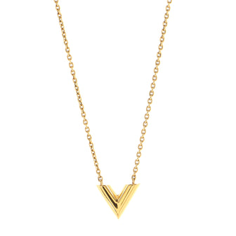 Louis Vuitton Essential V Necklace Metal