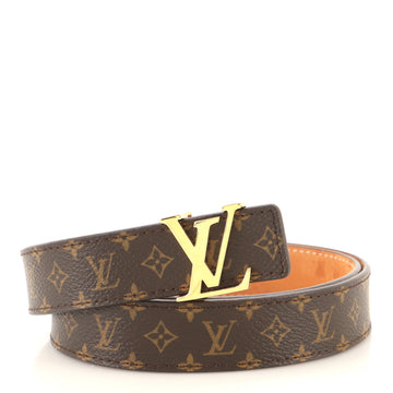 Louis Vuitton LV Initiales Belt Monogram Canvas Thin
