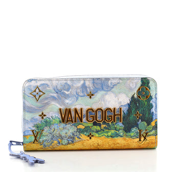 Louis Vuitton Zippy Wallet Van Gogh Jeff Koons