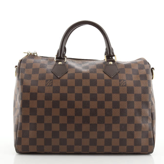 Louis Vuitton Speedy Bandouliere Bag Damier 30