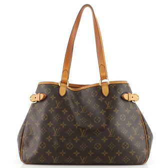 Louis Vuitton Batignolles Handbag Monogram Canvas Horizontal