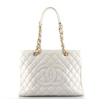 Chanel Grand Shopping Tote Quilted Caviar