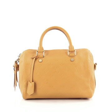 Louis Vuitton Speedy Bandouliere Bag Monogram Empreinte Leather 25