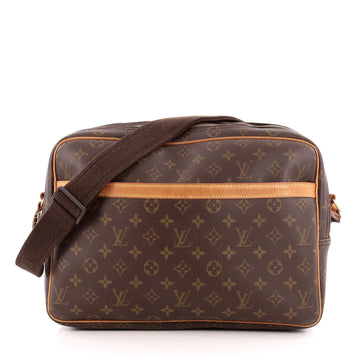 Louis Vuitton Reporter Bag Monogram Canvas GM Brown