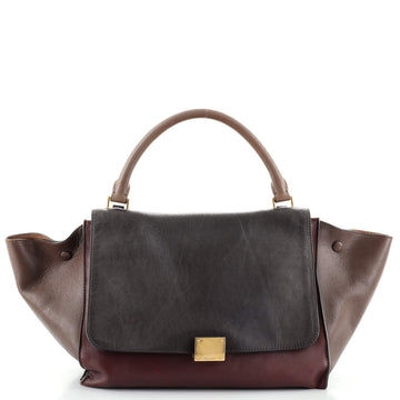 Celine Tricolor Trapeze Bag Leather Large