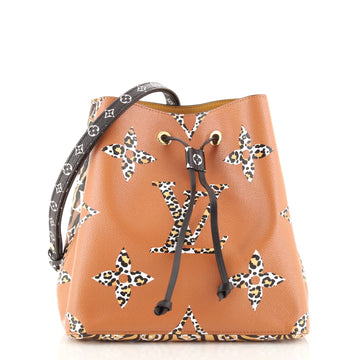Louis Vuitton NeoNoe Handbag Limited Edition Jungle Monogram Giant
