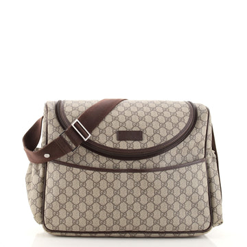 Gucci Diaper Crossbody Bag GG Canvas