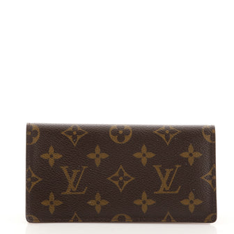 Louis Vuitton Checkbook Cover Monogram Canvas