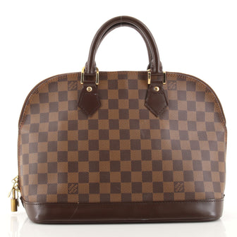 Louis Vuitton Vintage Alma Handbag Damier PM
