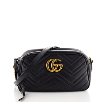 Gucci GG Marmont Shoulder Bag Matelasse Leather Small