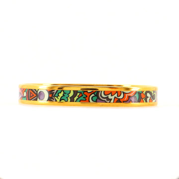 Hermes Bangle Bracelet Printed Enamel Narrow