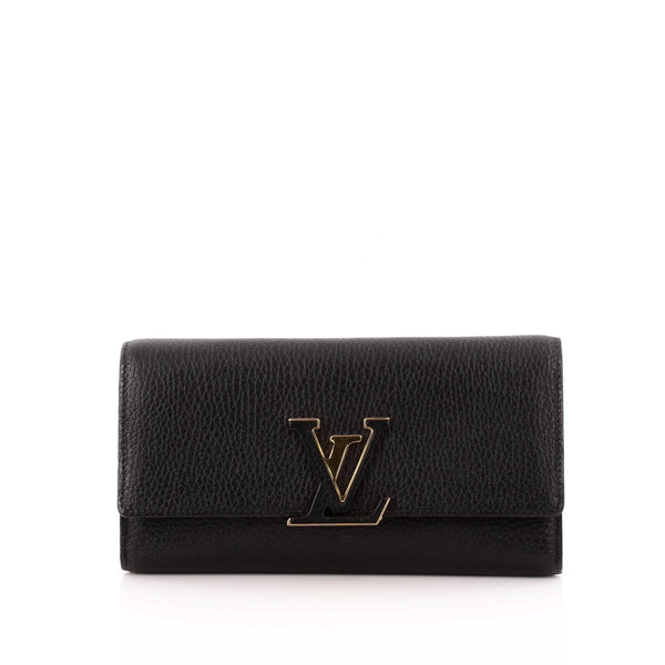 Louis Vuitton Empreinte Leather Capucines Wallet - Black Wallets,  Accessories - LOU758427