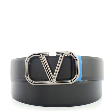 Valentino VLogo Reversible Belt Leather Wide