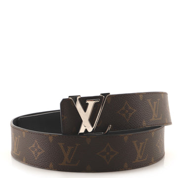 Louis Vuitton LV Initiales Reversible Belt Monogram Canvas and Leather Wide