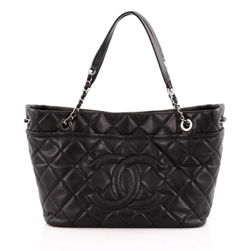 Chanel Timeless CC Soft Tote Quilted Caviar Large
