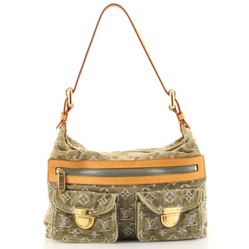 Louis Vuitton Baggy Handbag Denim PM