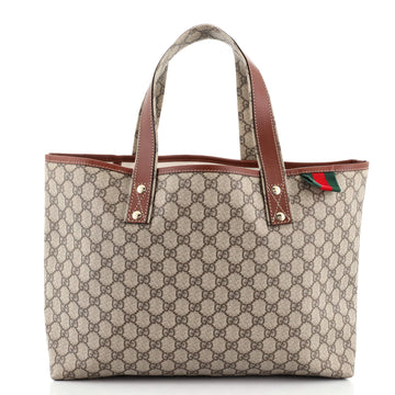Gucci Web Loop Tote GG Coated Canvas Medium