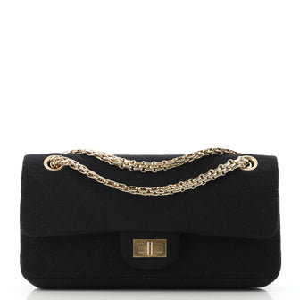 Chanel Reissue 2.55 Flap Bag Quilted Jersey East West