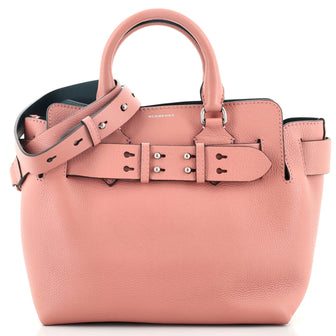 Burberry Belt Tote Leather Small