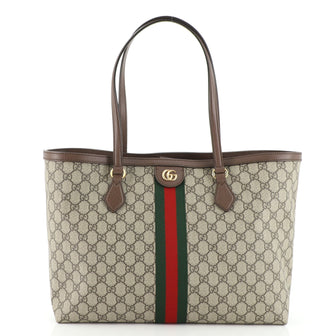 Gucci Ophidia Shopping Tote GG Coated Canvas Medium